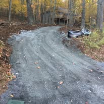 After: finished gravel driveway